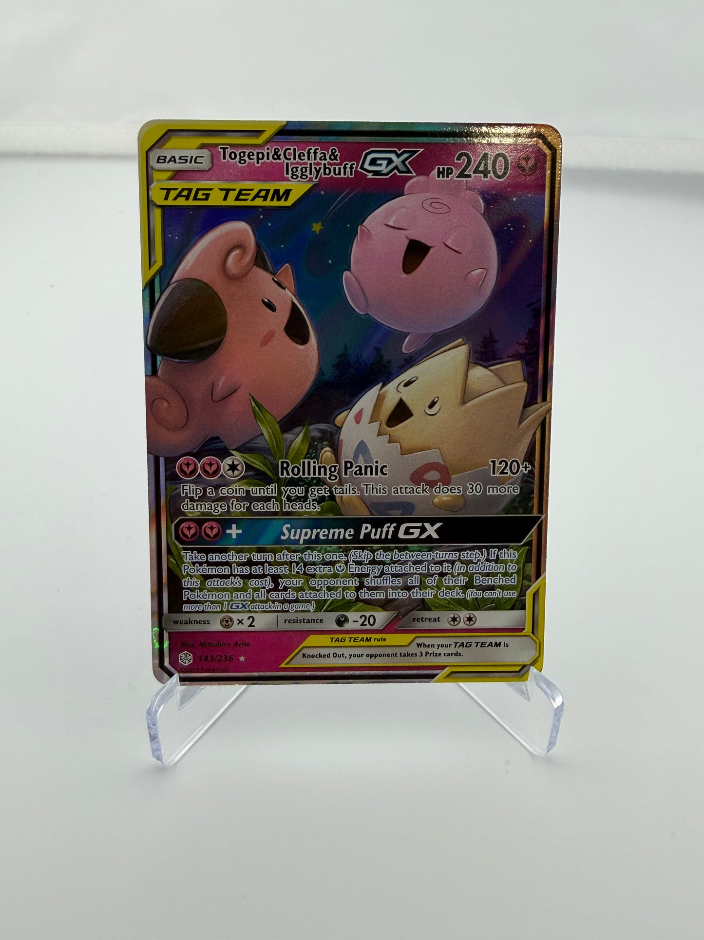 Togepi & Cleffa & Igglybuff GX Tag Team - 143/236