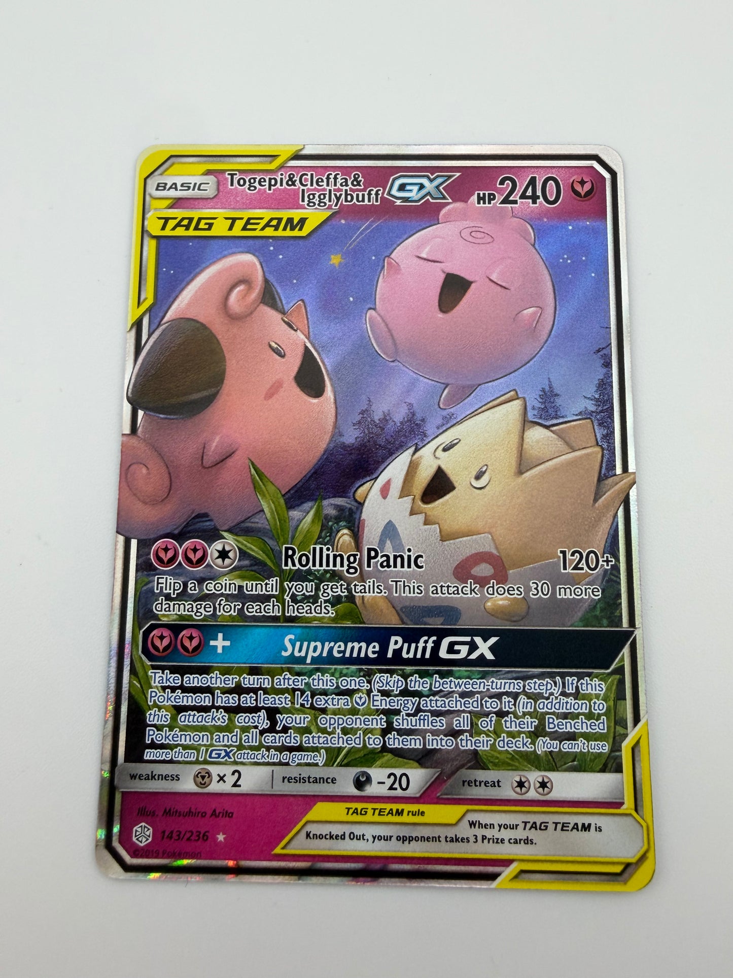 Togepi & Cleffa & Igglybuff GX Tag Team - 143/236