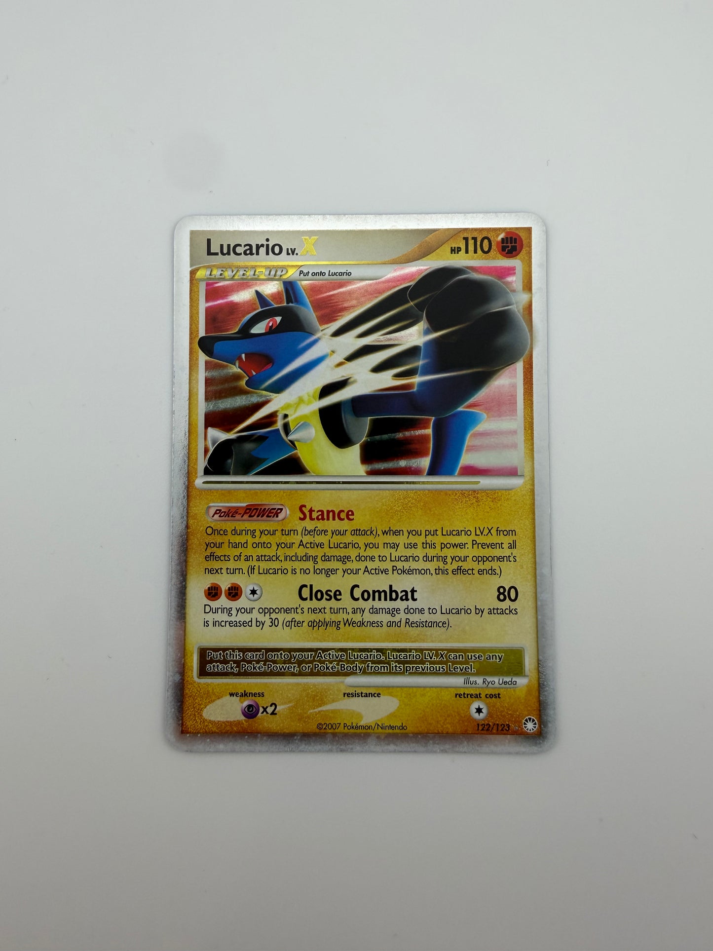 Lucario Lv. X -  122/123 NM