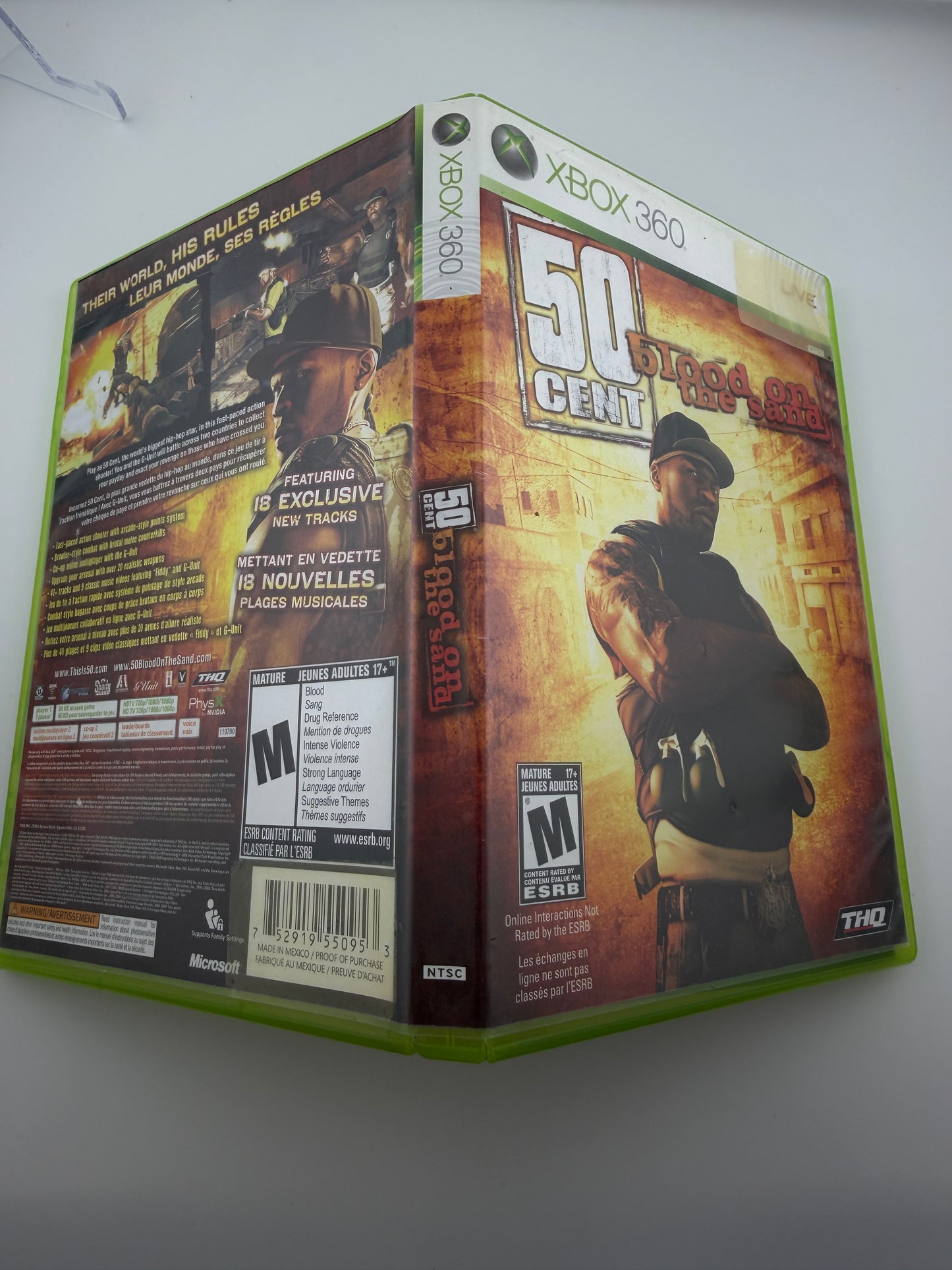 50 Cent: Blood on the Sand Xbox 360 CIB
