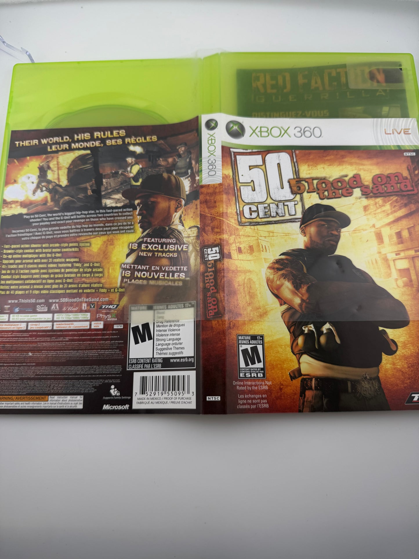 50 Cent: Blood on the Sand Xbox 360 CIB