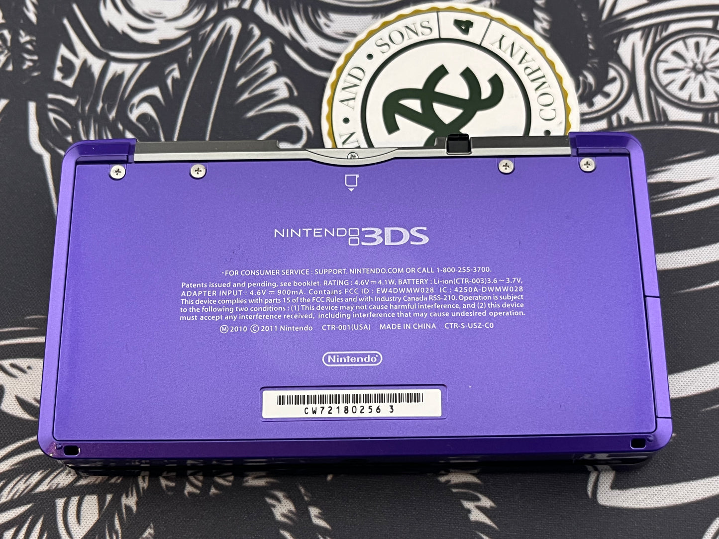 Purple 3DS Loose with Project X Zone