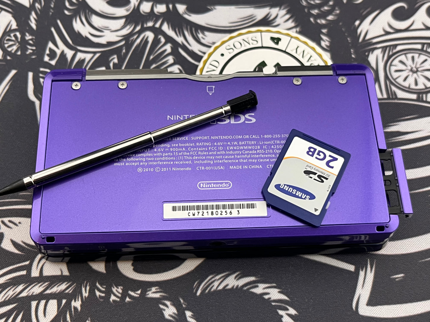 Purple 3DS Loose with Project X Zone