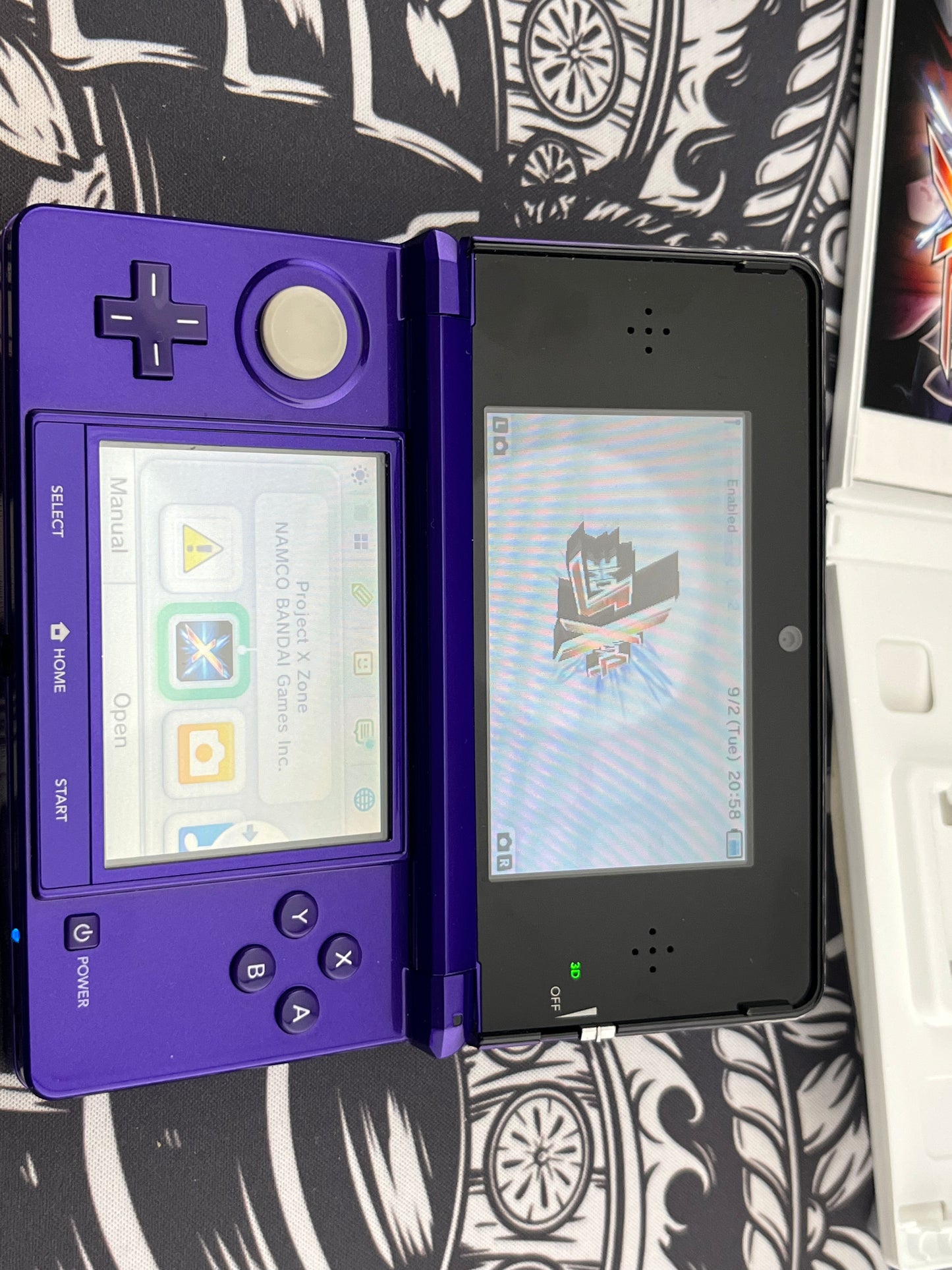 Purple 3DS Loose with Project X Zone