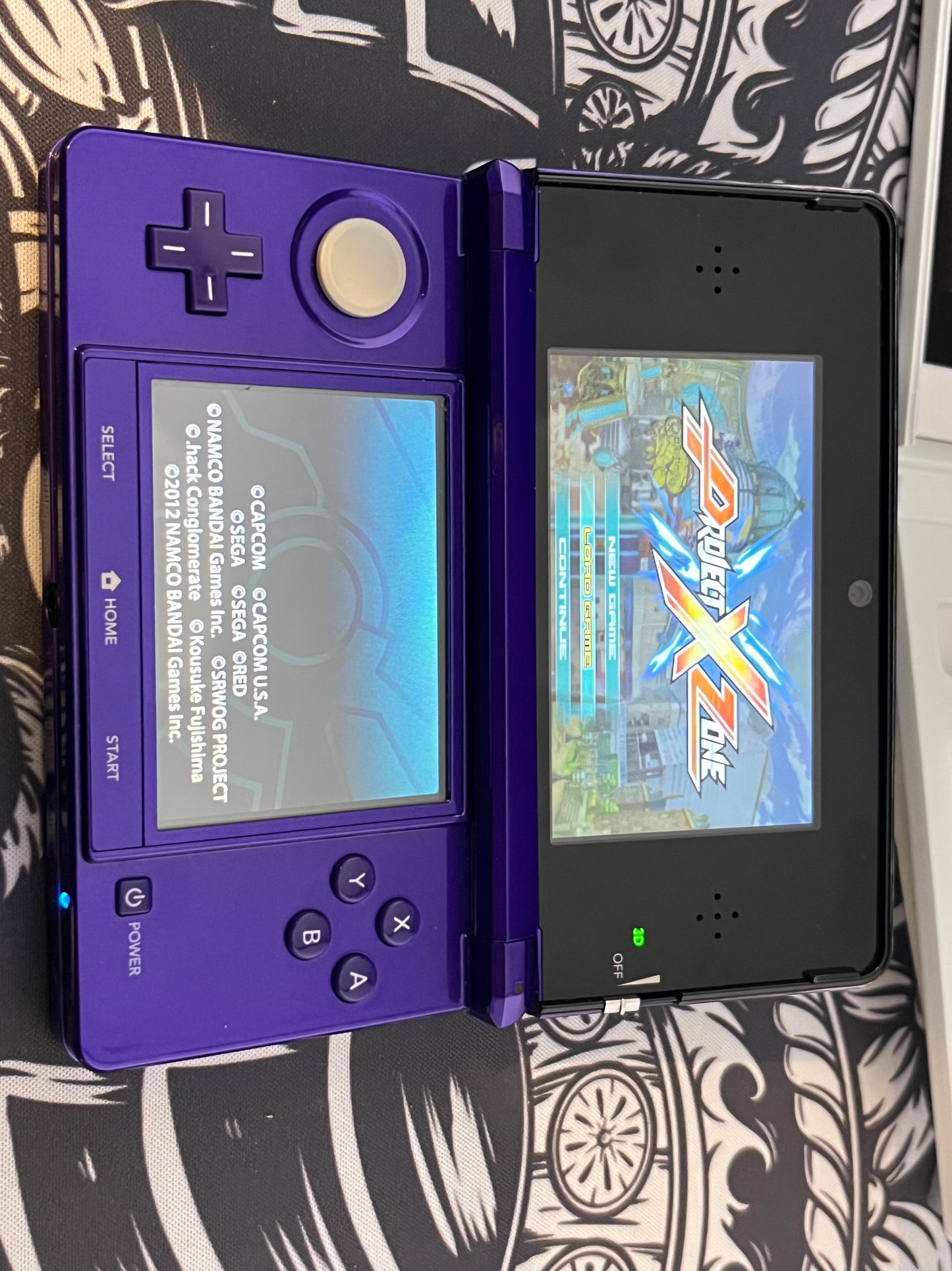 Purple 3DS Loose with Project X Zone
