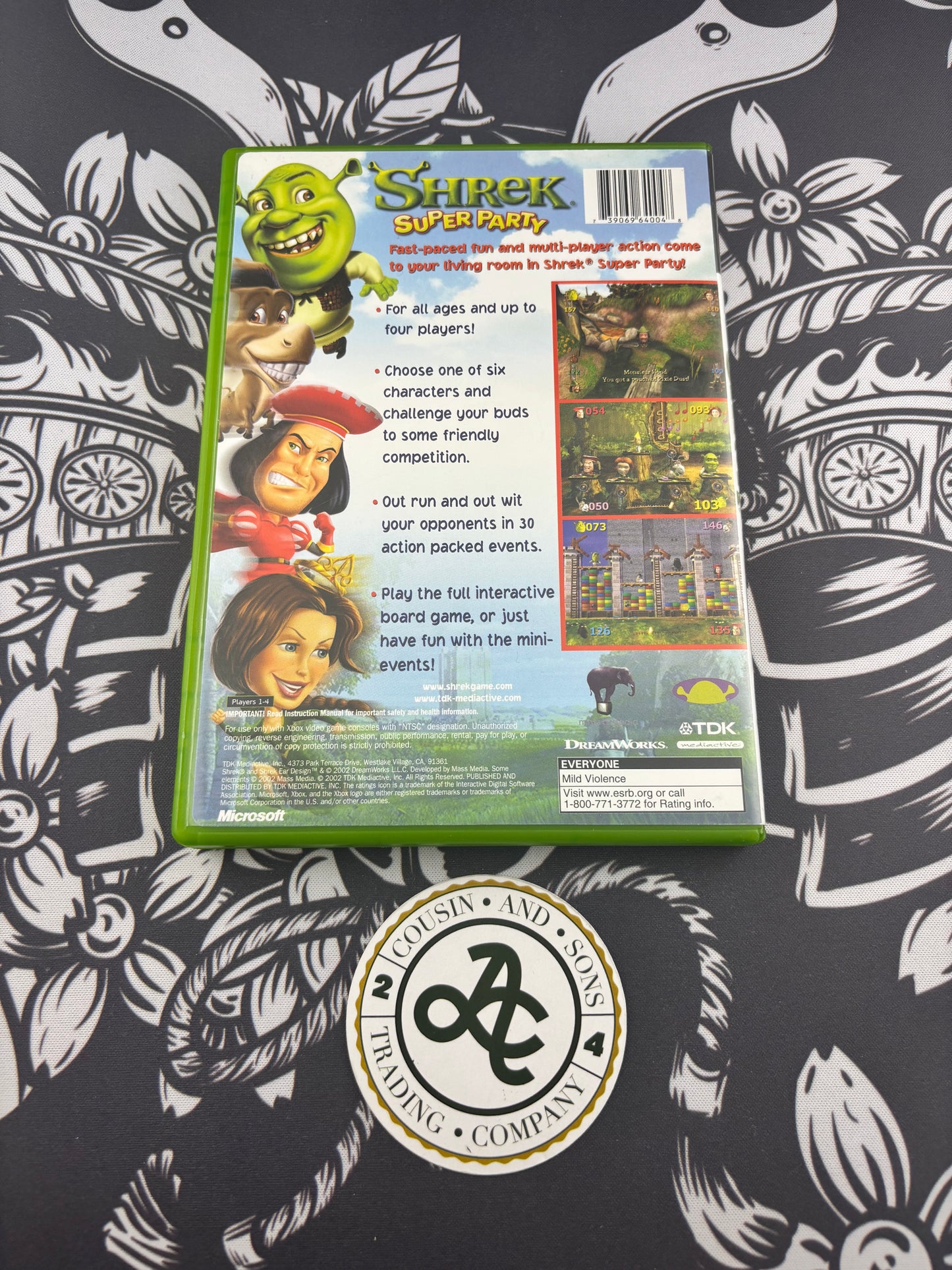 Shrek Super Party Xbox CIB