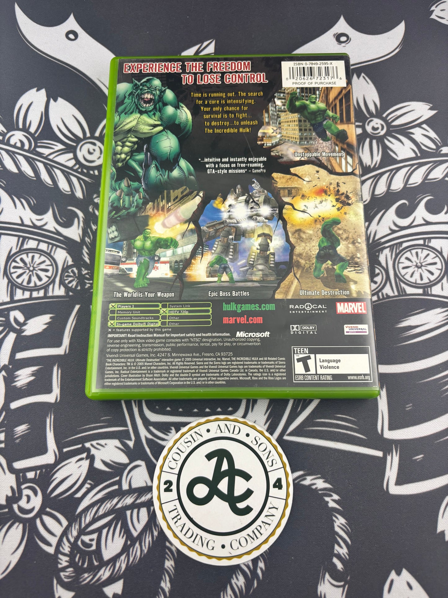 The Incredible Hulk Ultimate Destruction Xbox CIB