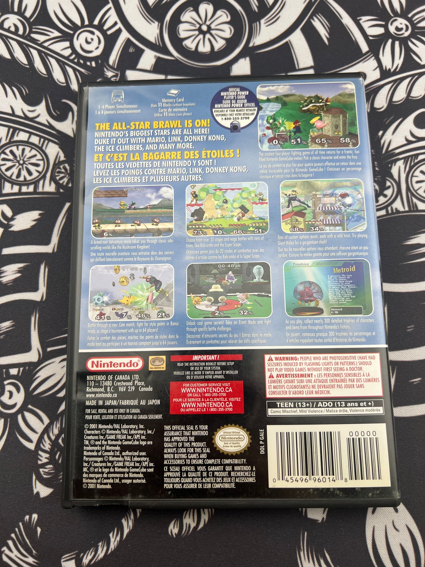 Super Smash Bros Meele GameCube CIB