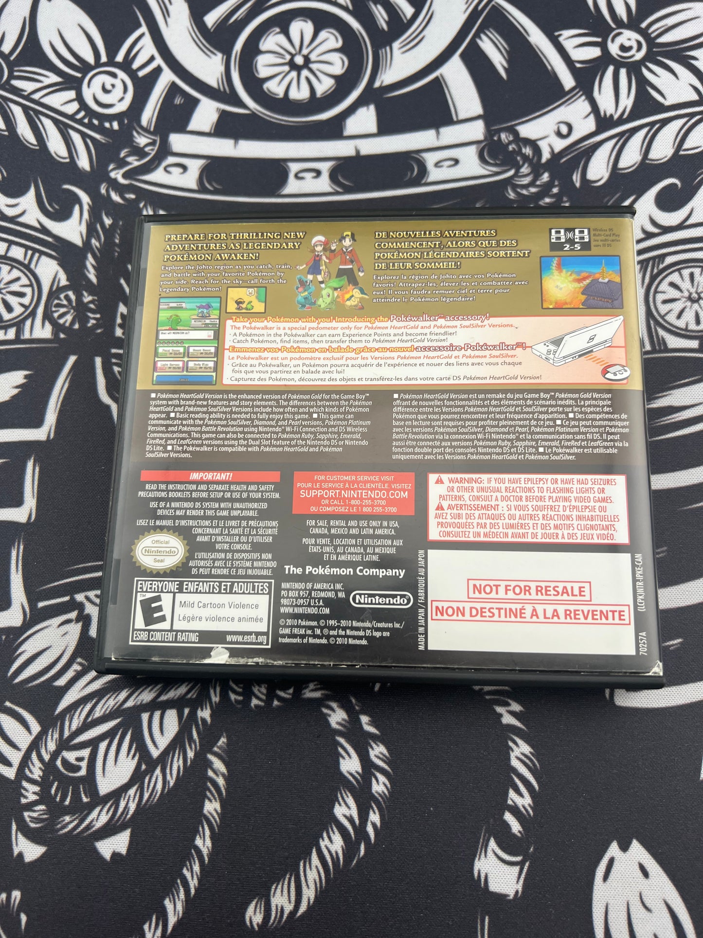 Pokémon Heartgold DS No Manual