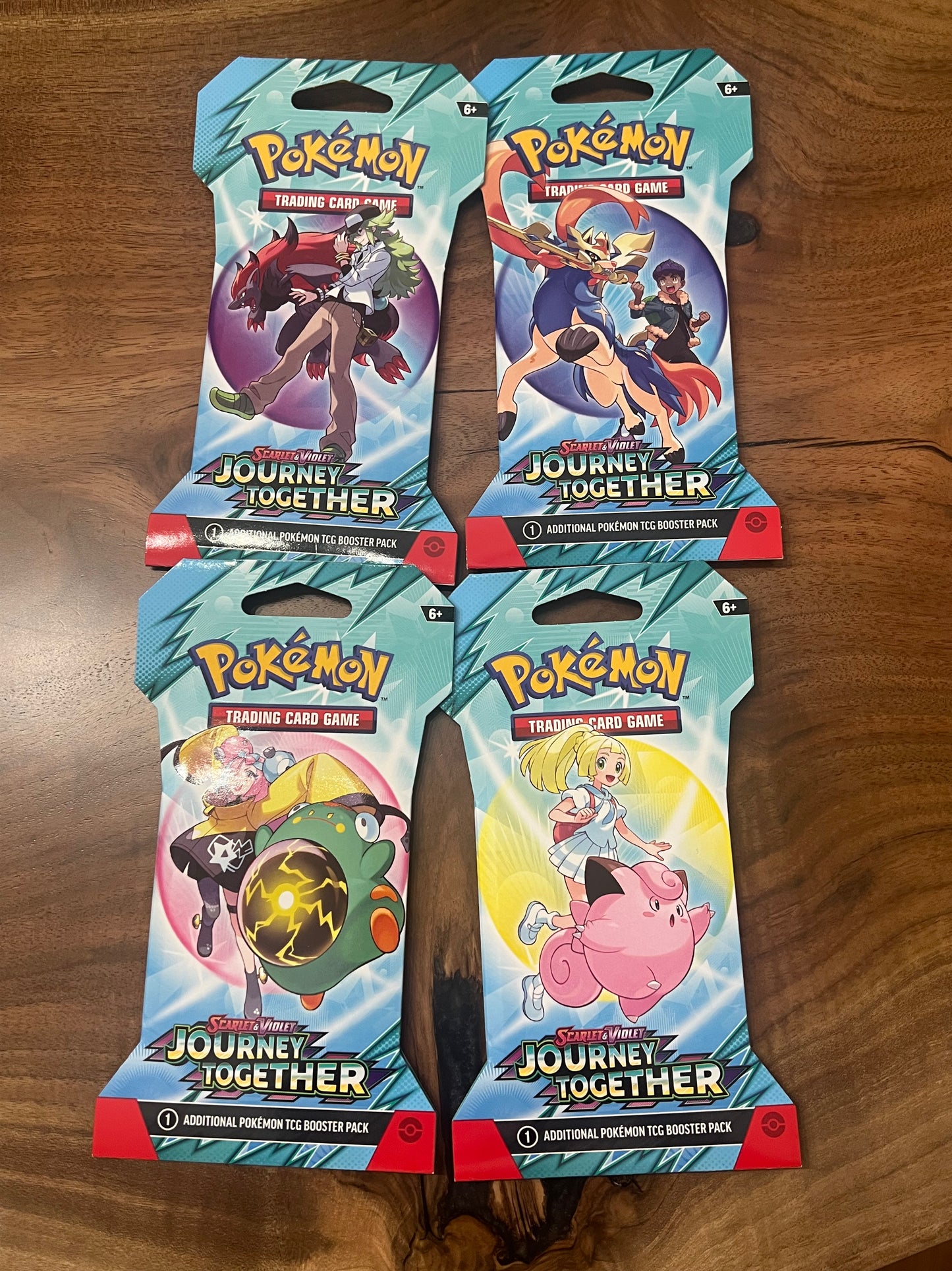 Journey Together Sleeve Booster Packs Complete Set (4)