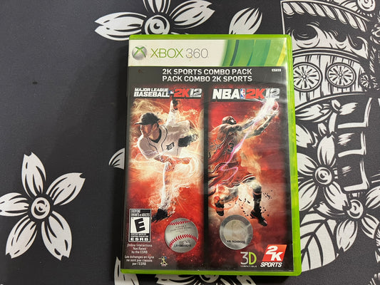 2K12 Sports Combo Pack MLB 2K12 NBA 2K12 Xbox 360