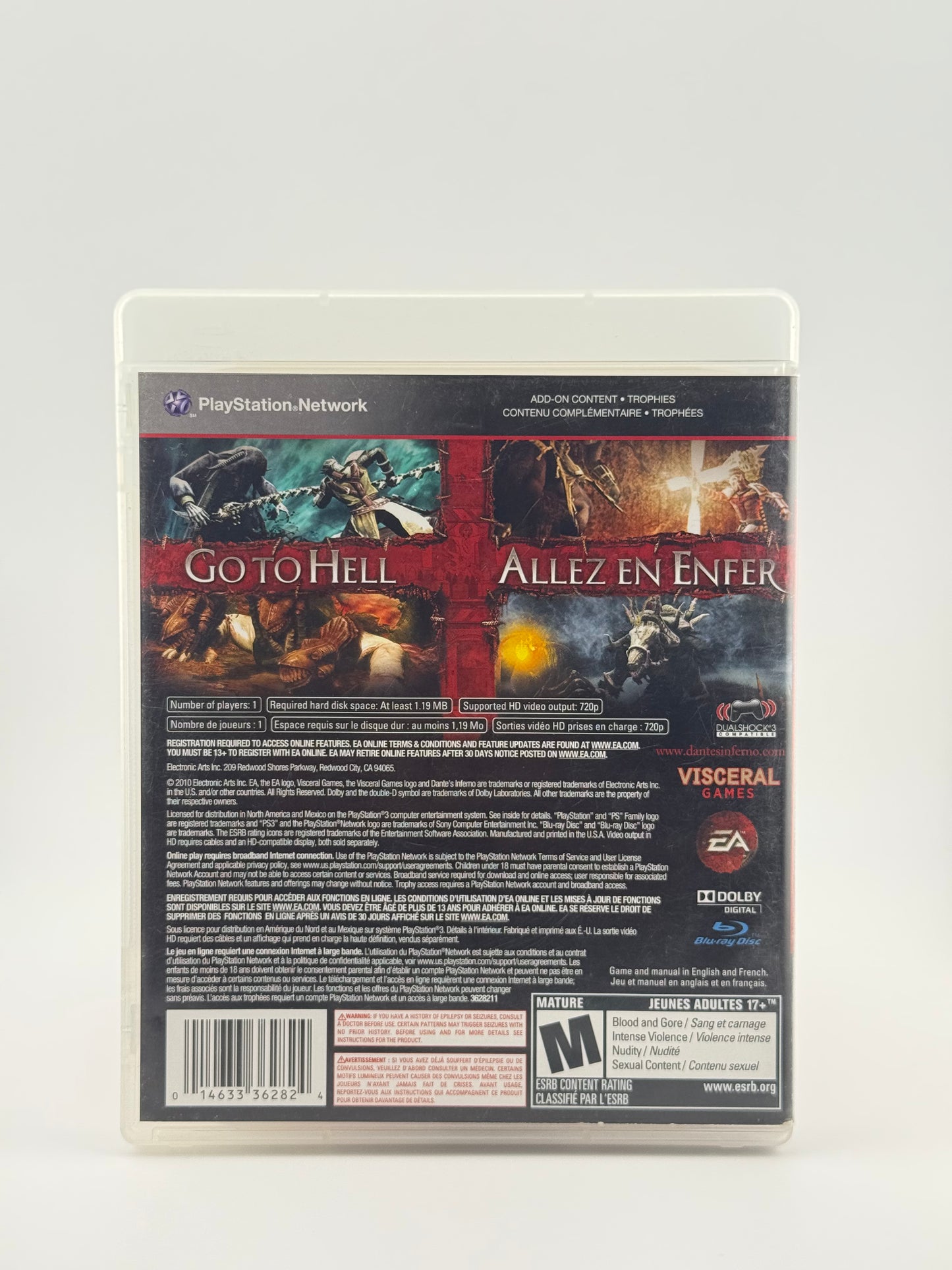 Dante Inferno Divine Edition PS3 CIB