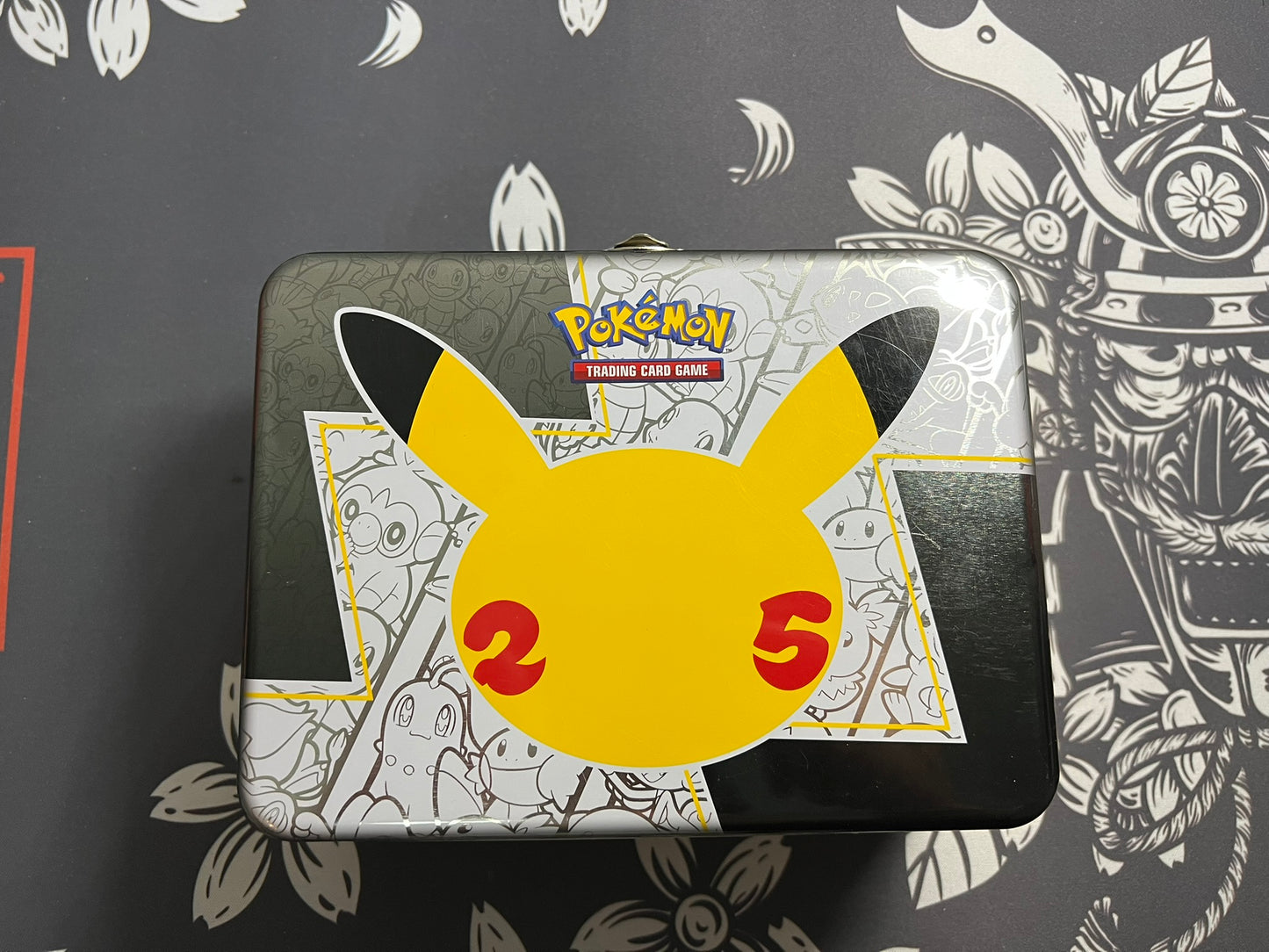 Pokémon Pikachu 25th Anniversary Collectors Tin Lunchbox [Empty]