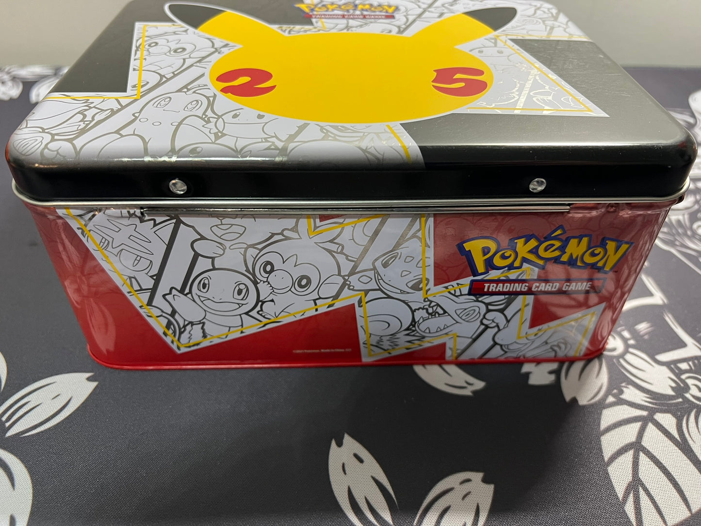 Pokémon Pikachu 25th Anniversary Collectors Tin Lunchbox [Empty]