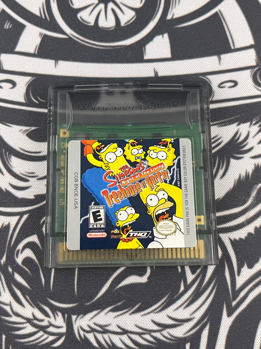 Simpsons Night of Living Treehouse GBC Loose