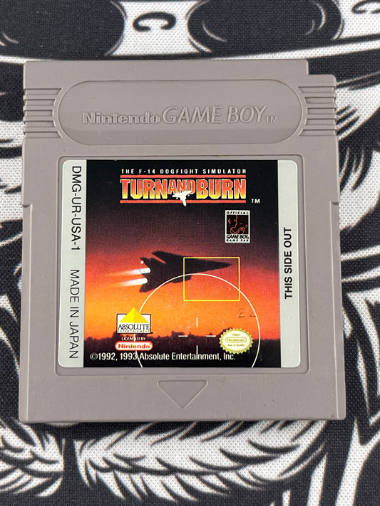 Turn And Burn The F-14 Dogfight Simulator GameBoy (loose)