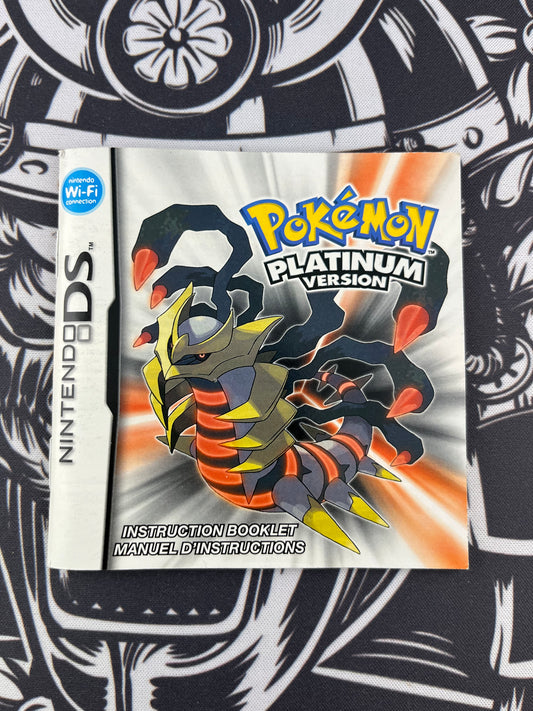 Pokémon Platinum Manual Only