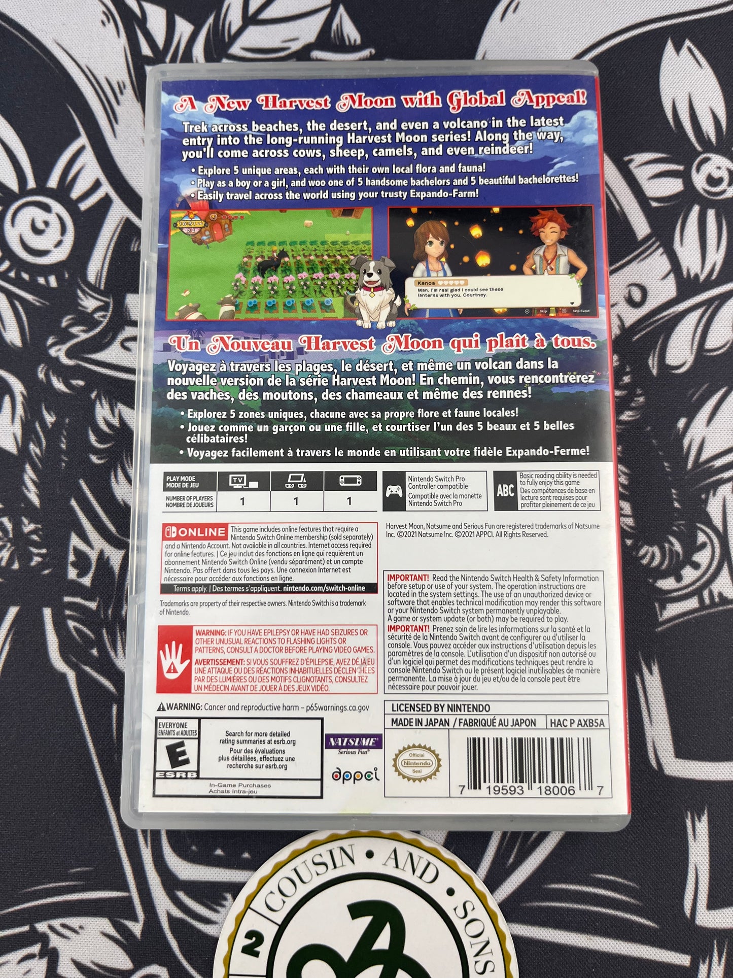 Harvest Moon One World Switch CIB
