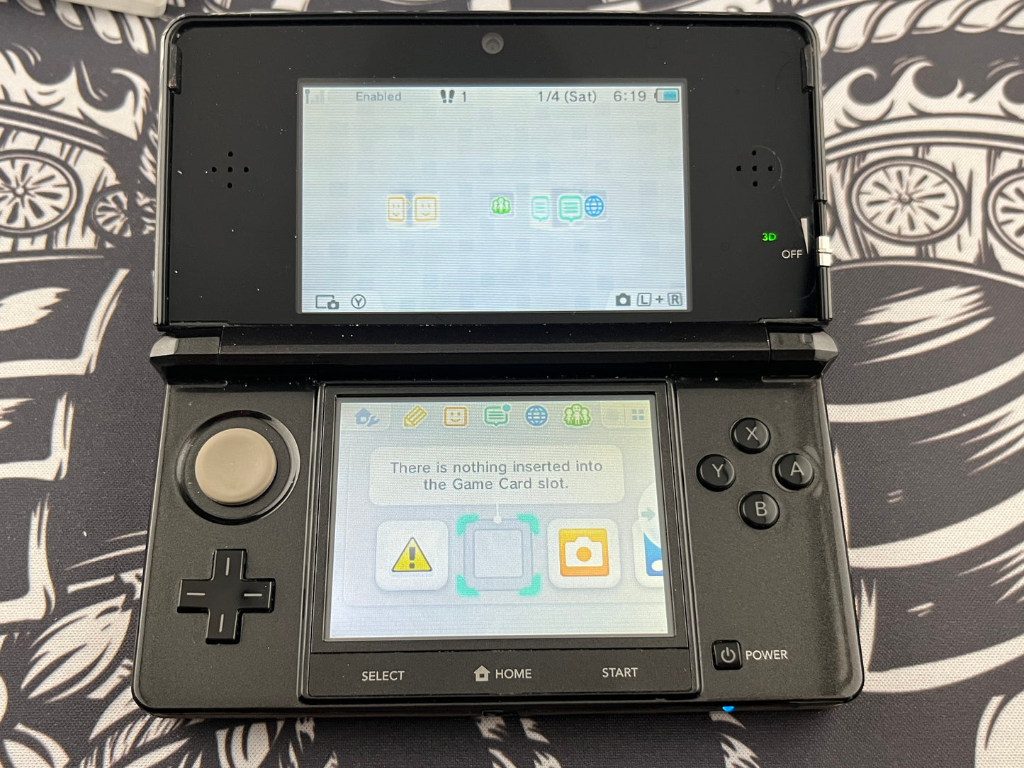 Cosmo Black 3DS loose with 3 games