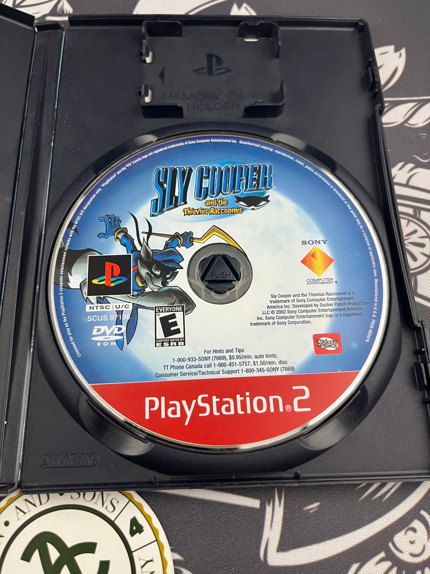 Sly Cooper and the Thievius Raccooonus PS2 GH No Manual