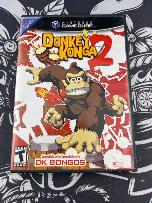Donkey Konga 2 GameCube CIB No Bongos