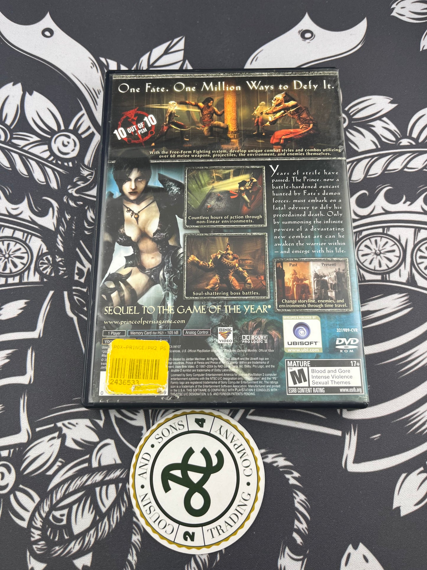 Prince of Persia Warrior Within PS2 CIB