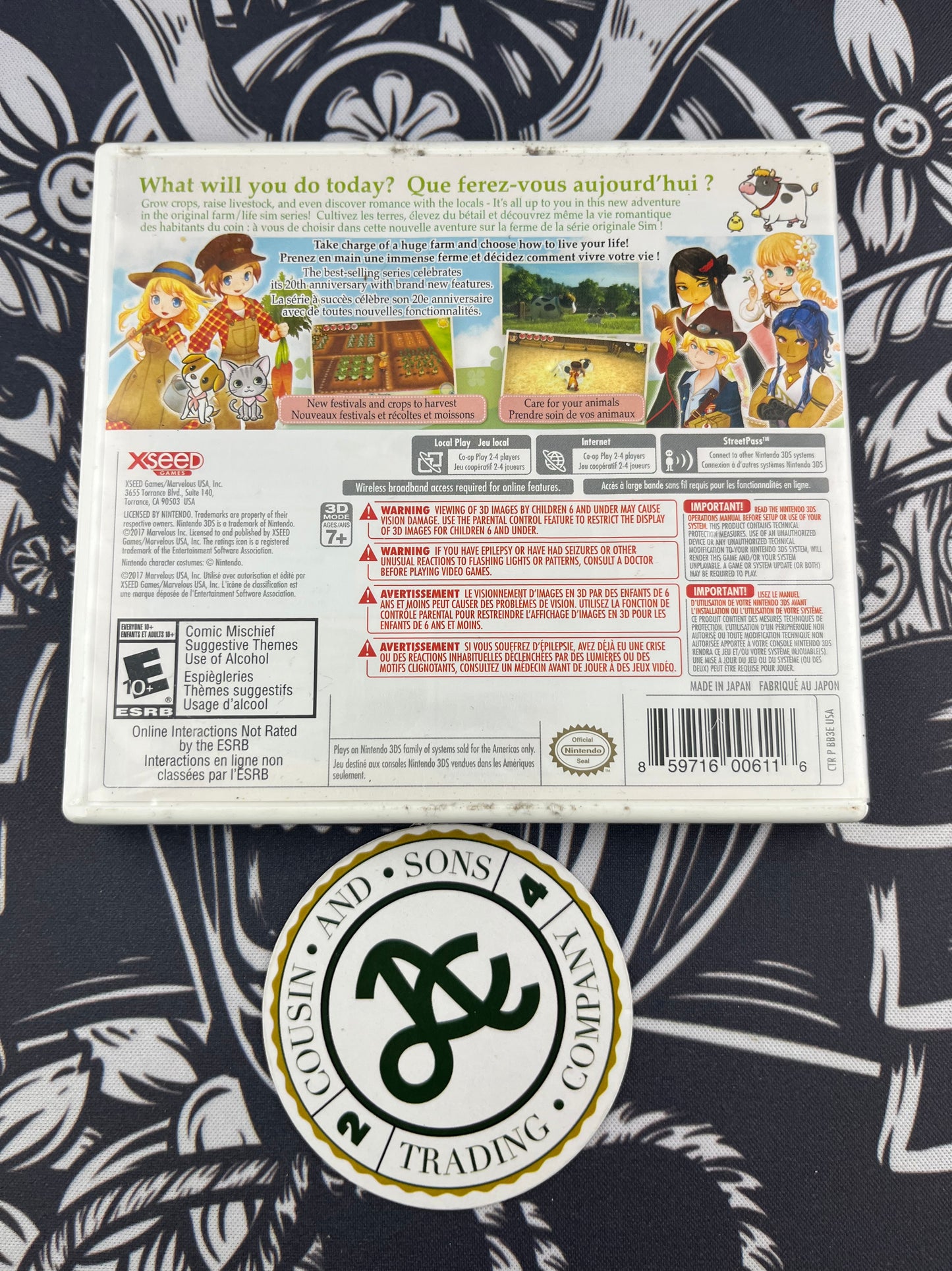Story of Seasons Trio of Towns 3DS CIB
