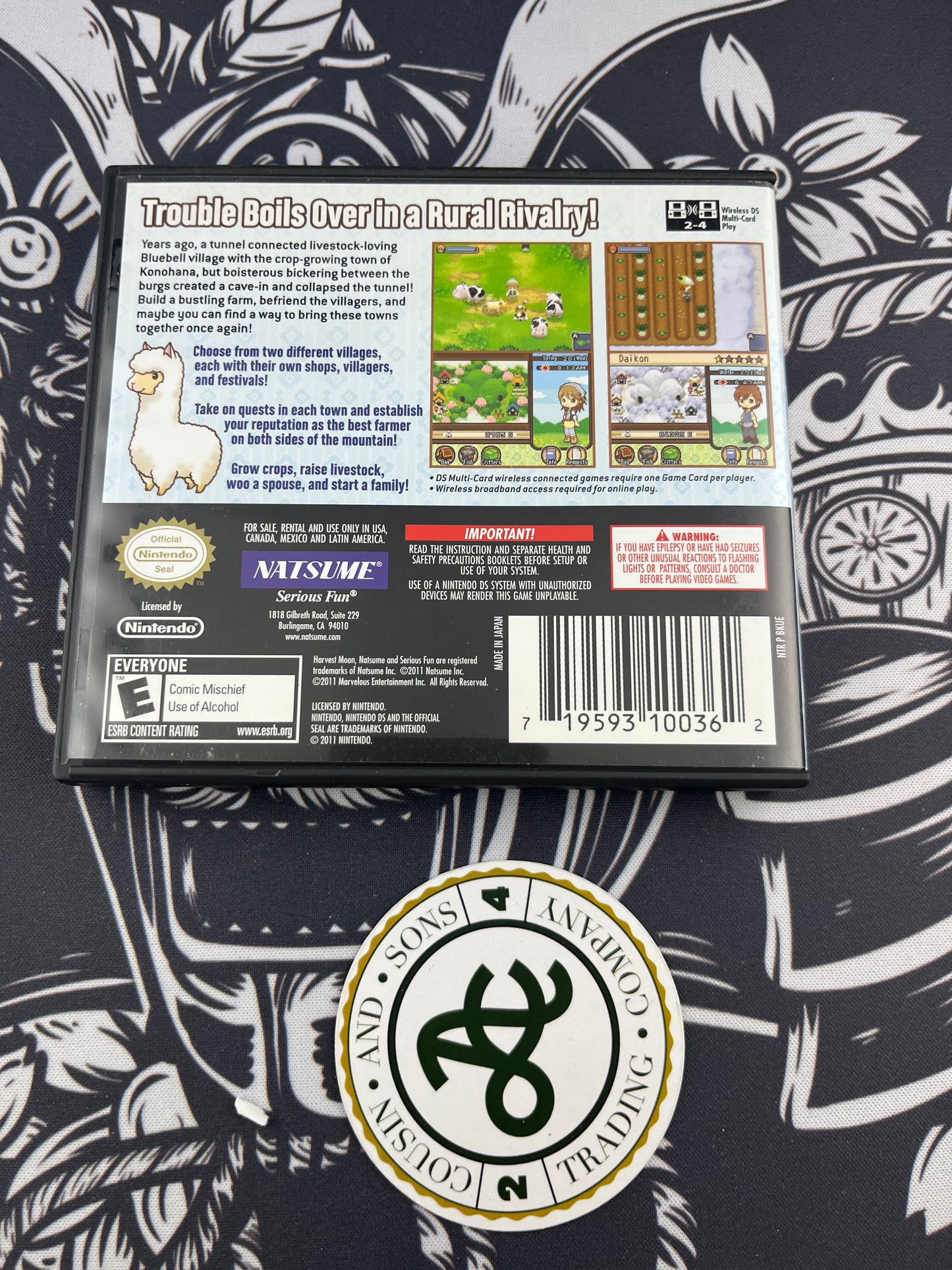 Harvest Moon The Tale of Two Towns DS CIB
