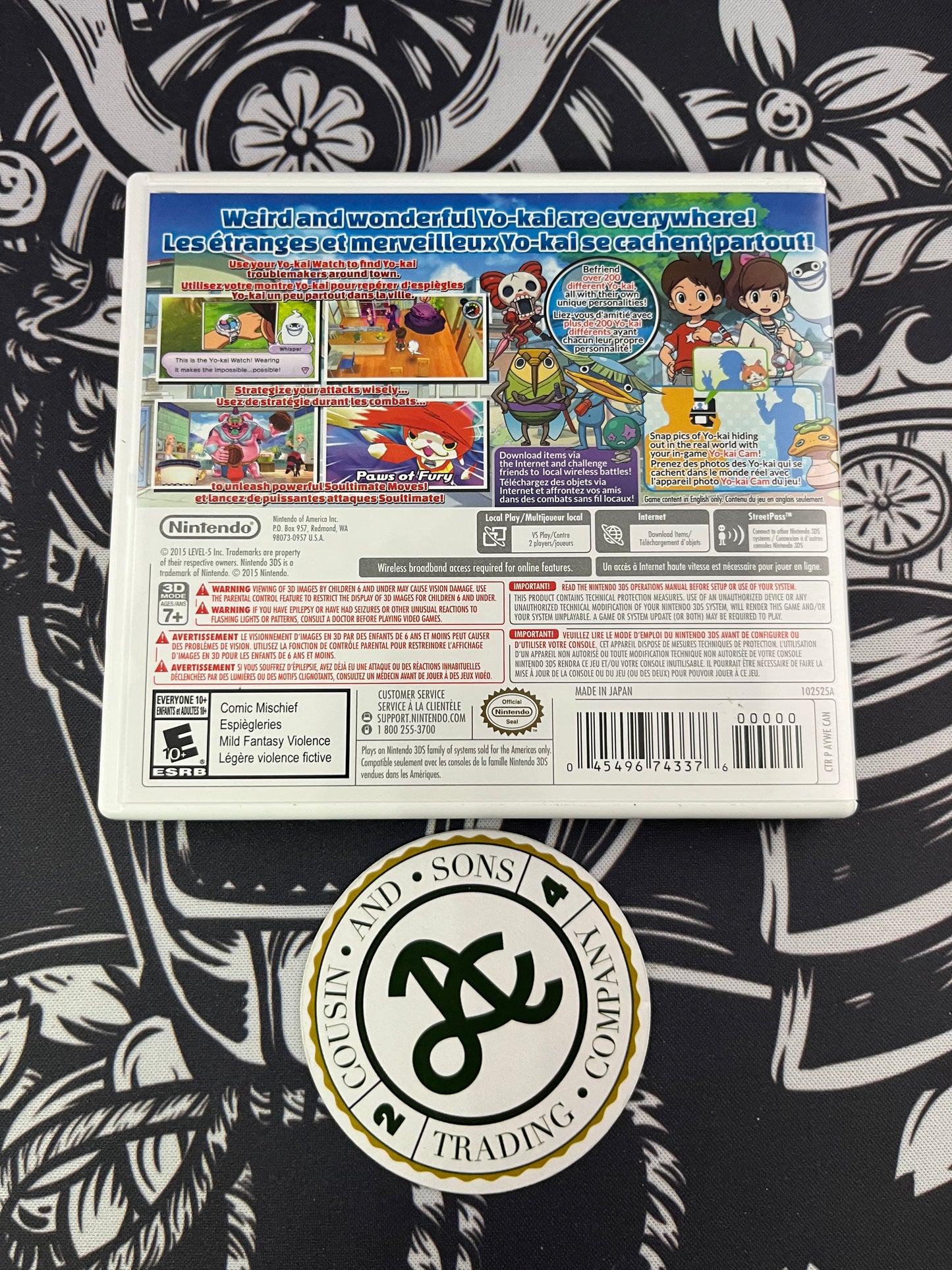 Yo-Kai Watch 3Ds CIB