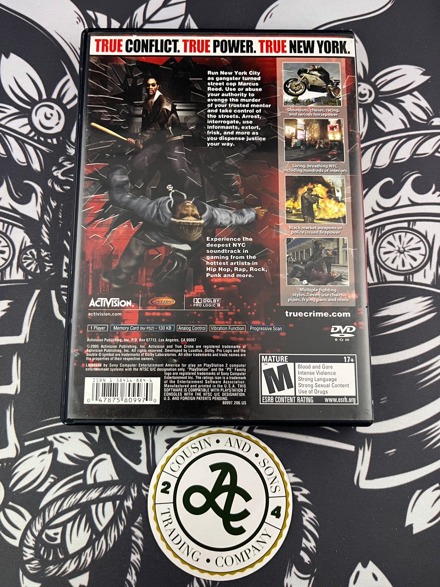 True Crime New York City PS2 CIB