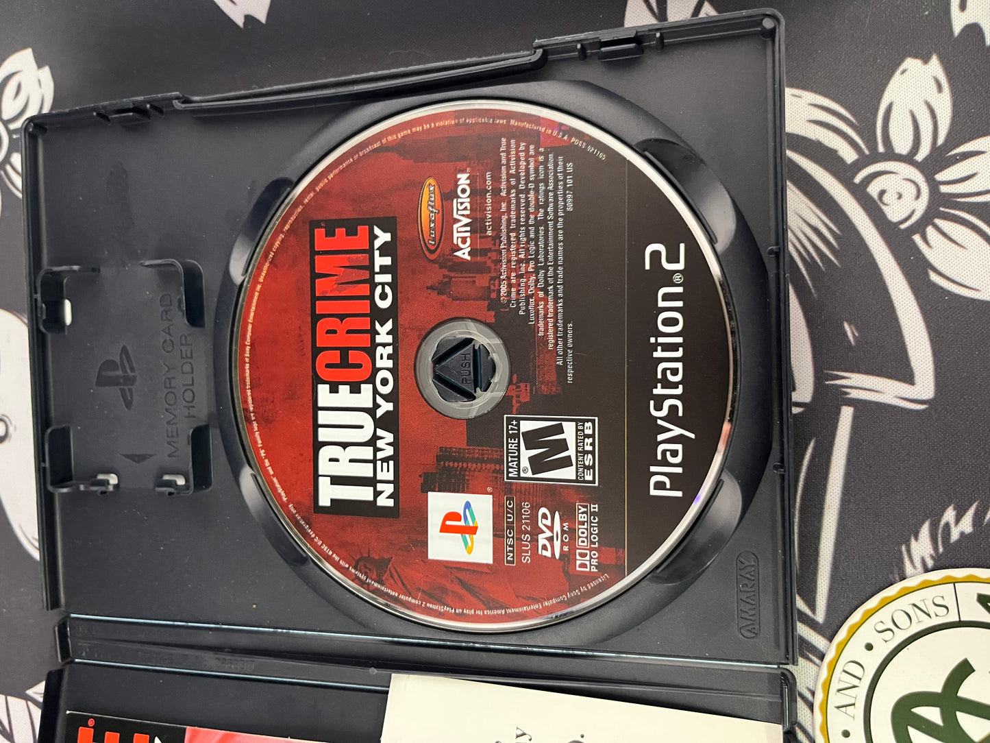 True Crime New York City PS2 CIB