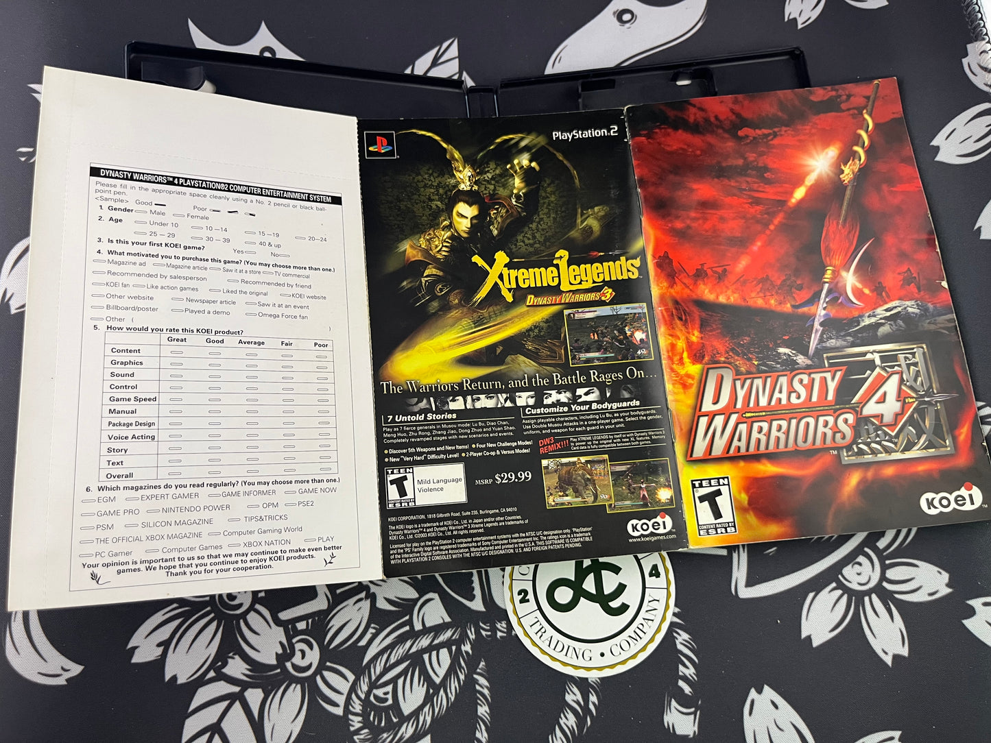 Dynasty Warriors 4 PS2 CIB