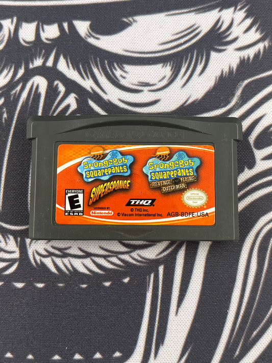2 Games in 1 SpongeBob GBA loose