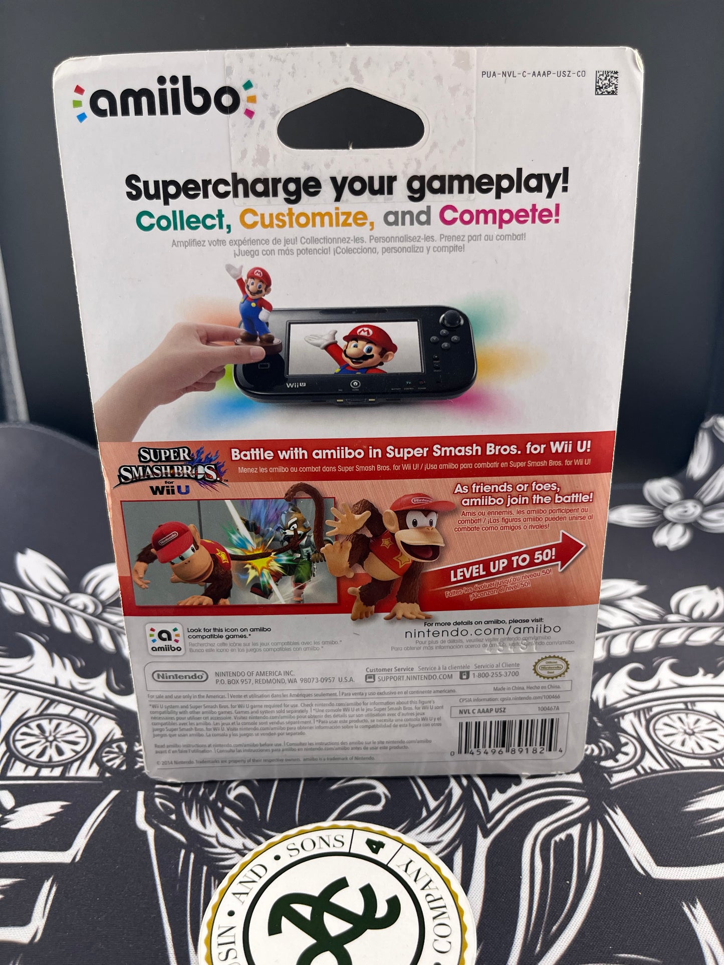 Diddy Kong Super Smash Amiibo