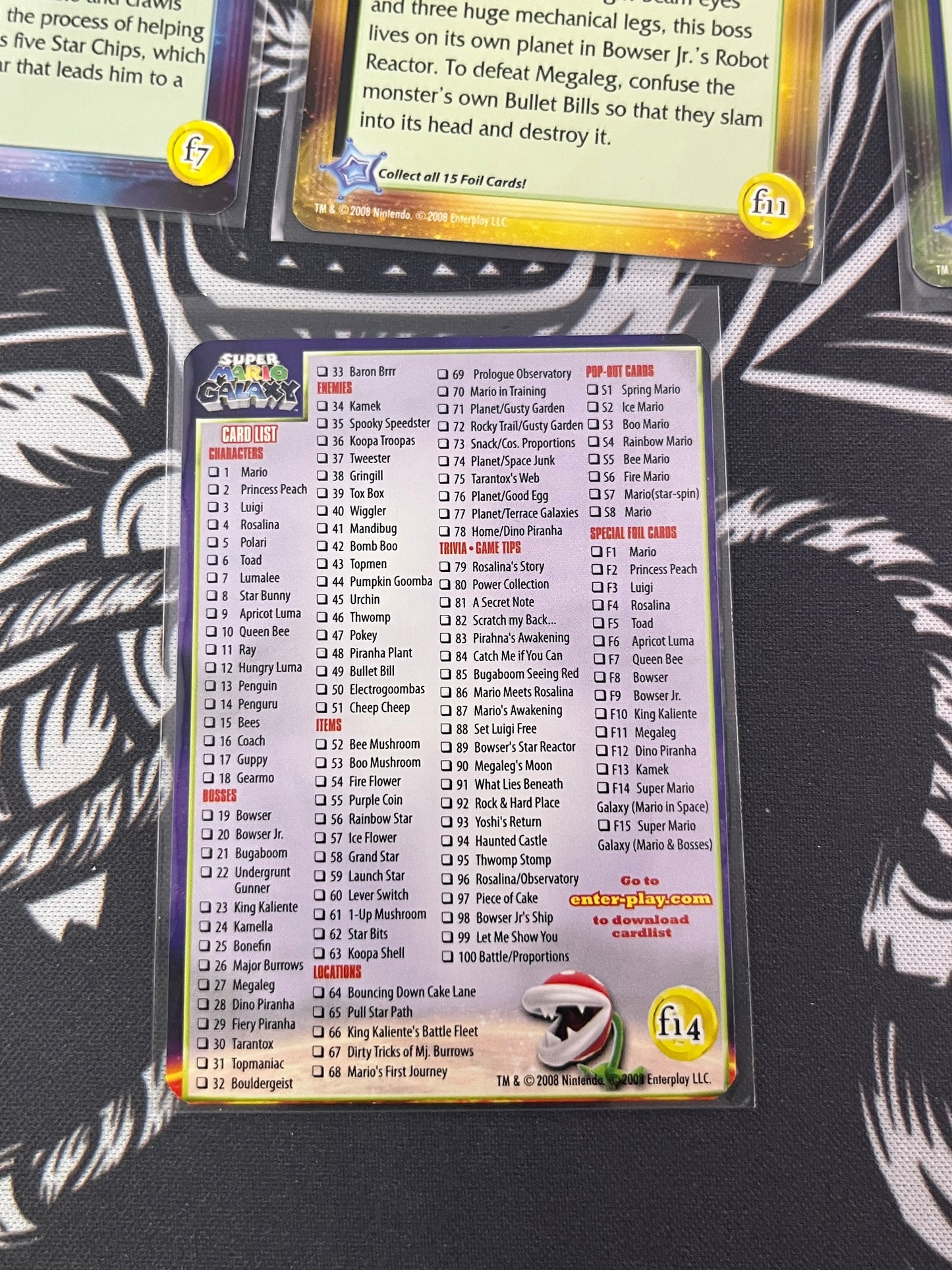 Super Mario galaxy  Foil Cards 7