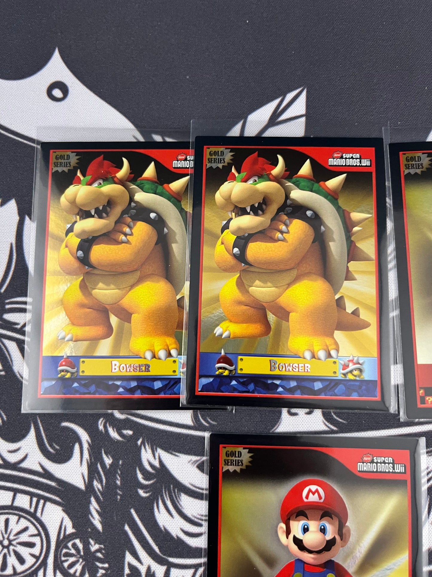 Super Mario Bros Gold Foil Set 6 cards
