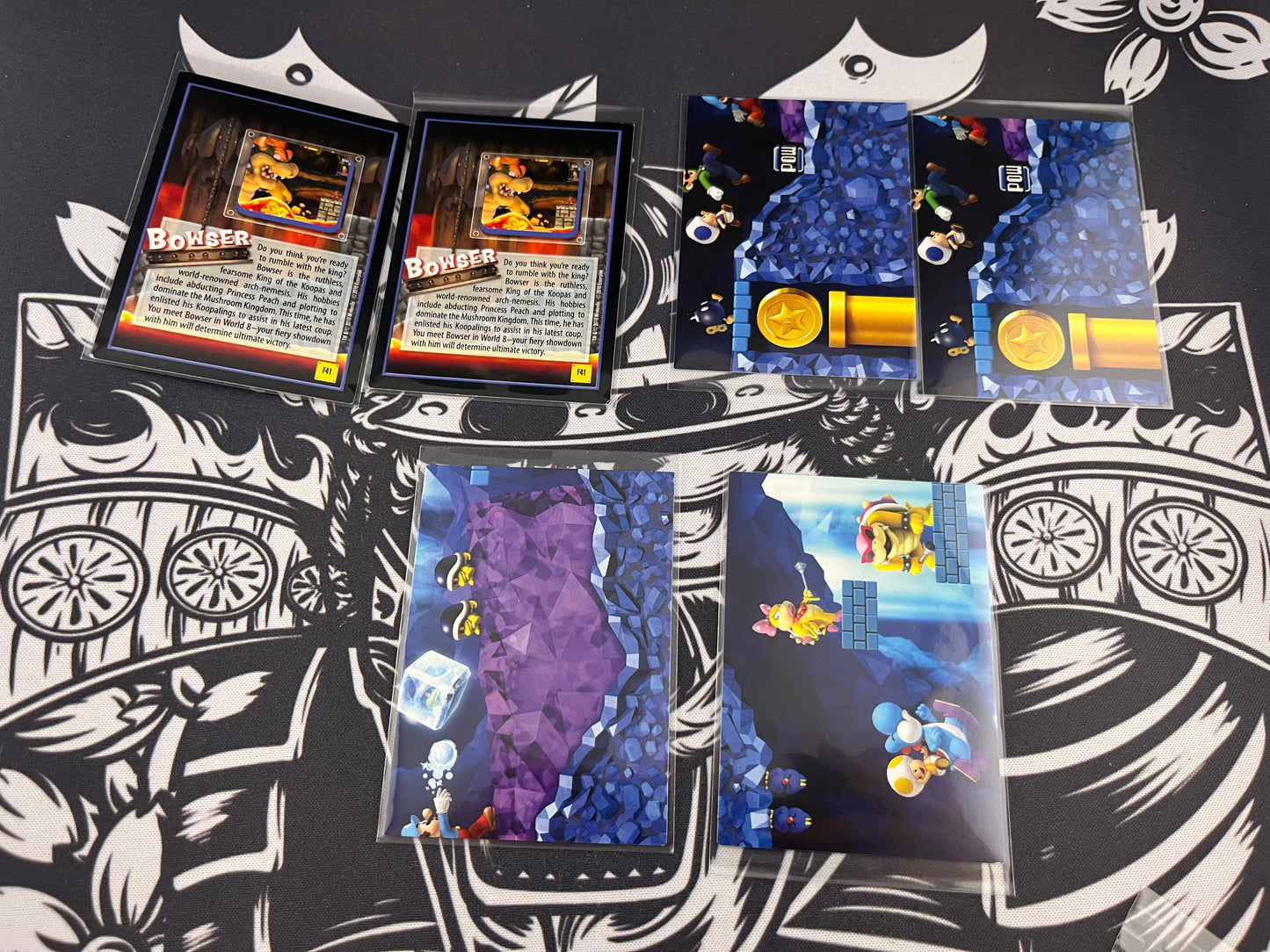 Super Mario Bros Gold Foil Set 6 cards