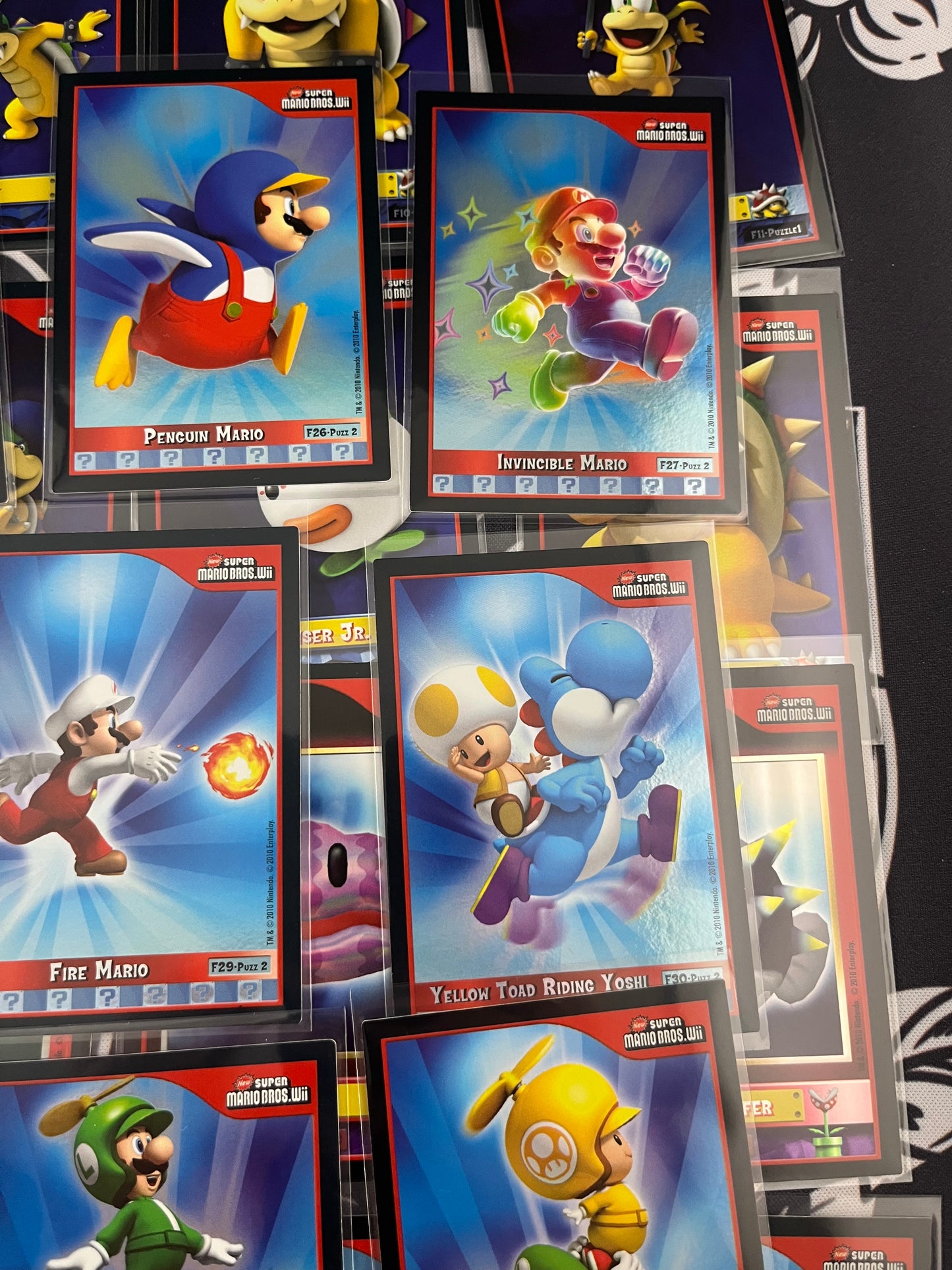Super Mario Bros Foil Cards puzzle