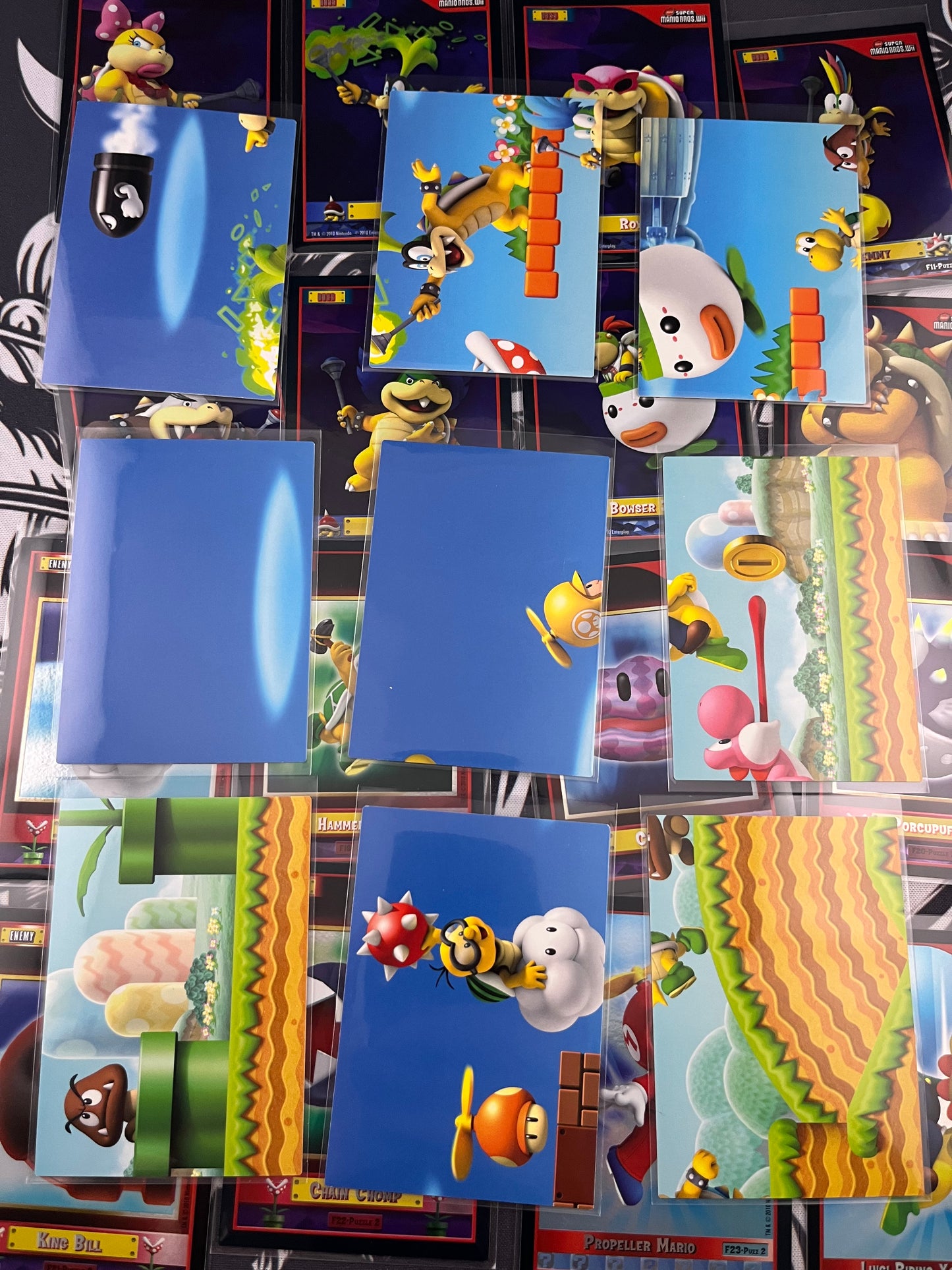 Super Mario Bros Foil Cards puzzle