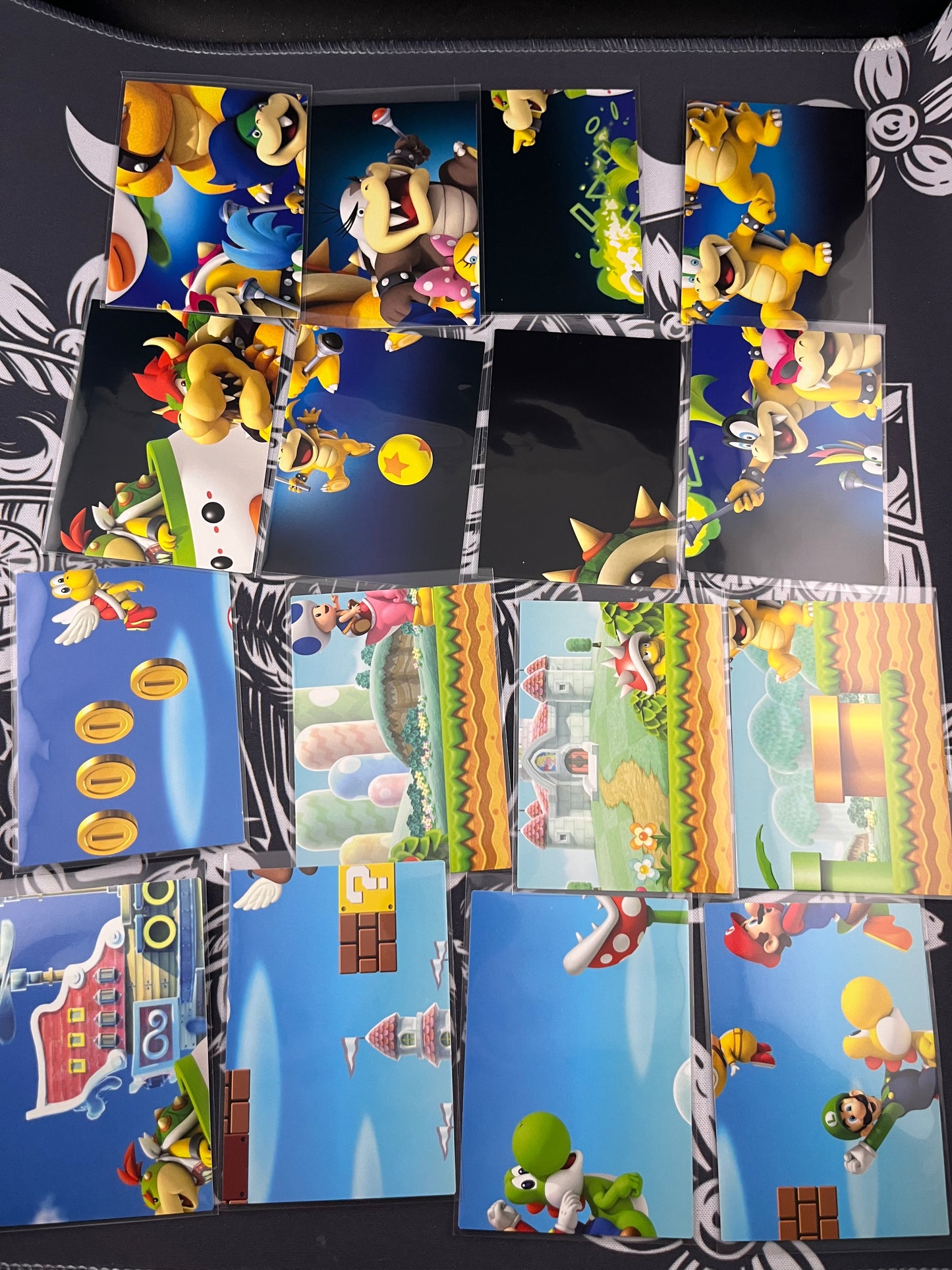 Super Mario Bros Foil Cards puzzle
