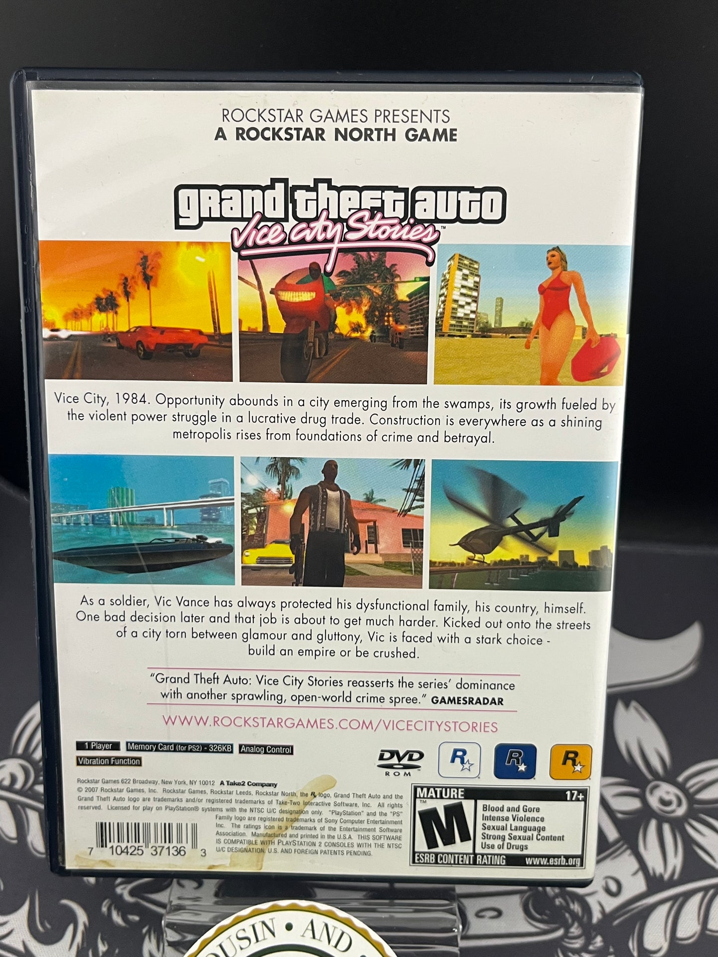 Grand Theft Auto Vice City Stories PS2 CIB with Map