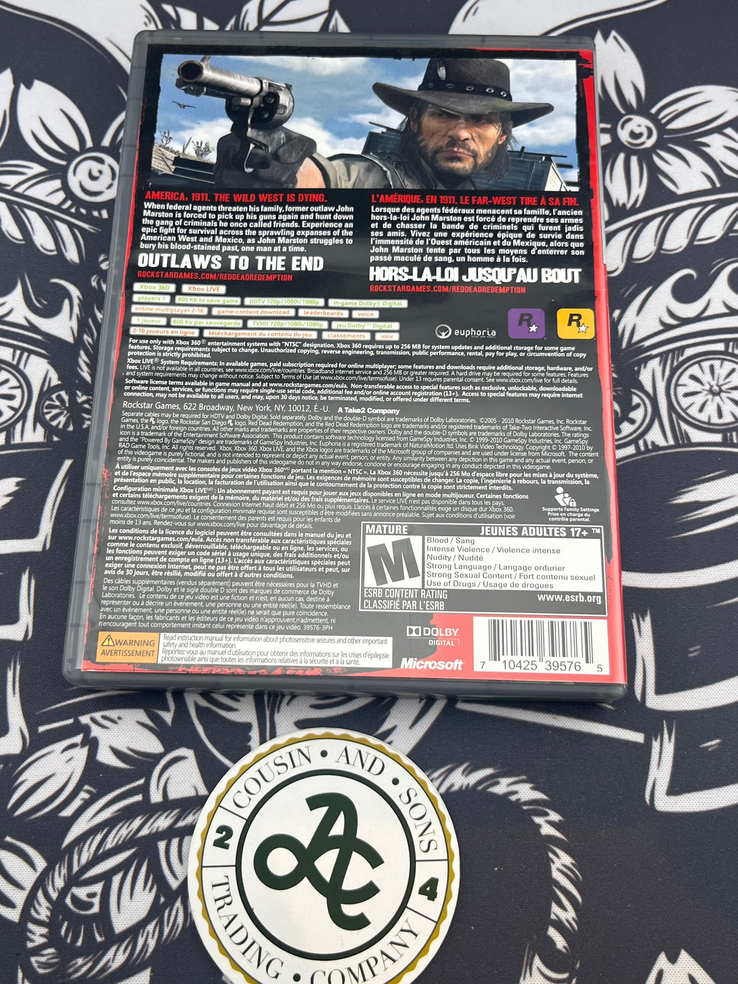 Red Dead Redemption Platinum Hits Xbox 360 CIB