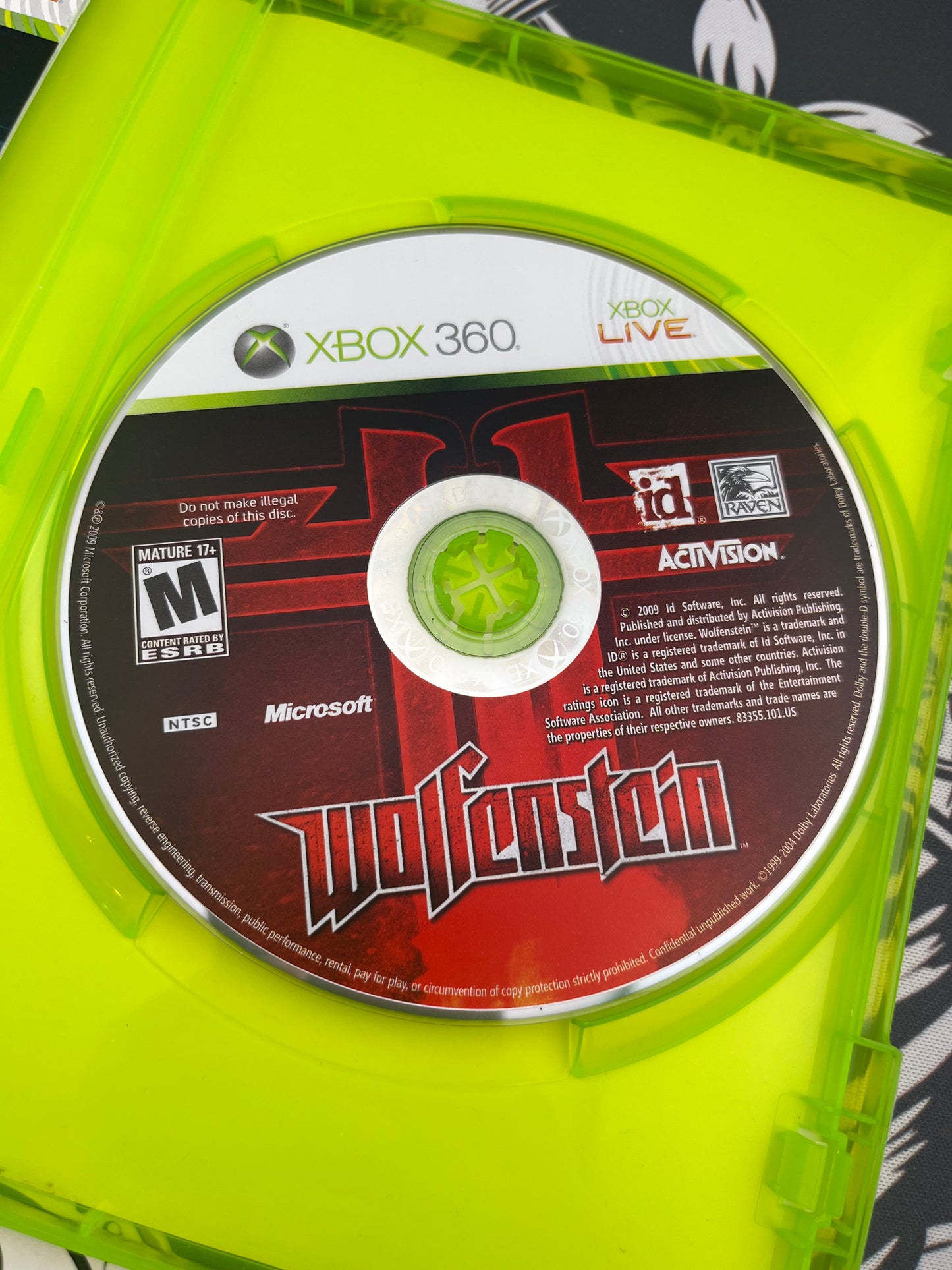 Wolfenstein Xbox 360 CIB