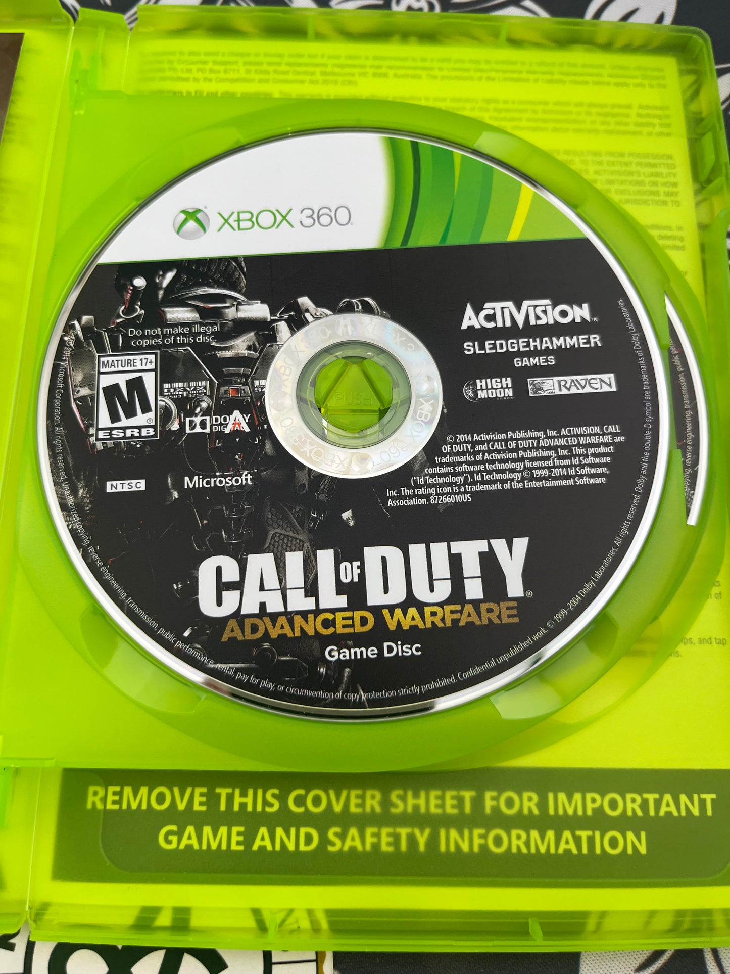 Call of duty Advanced Warefare Xbox 360 CIB