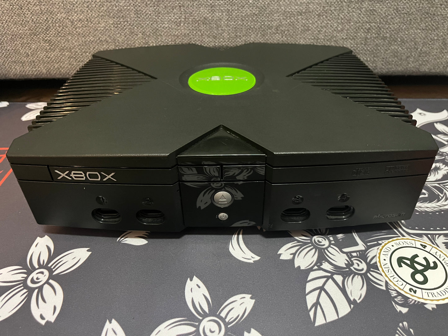 Xbox with 6 games and 3 third party controllers