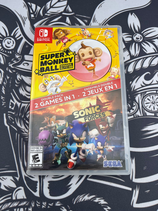 Sonic Forces + Super Monkey Ball: Banana Blitz - Nintendo Switch Game