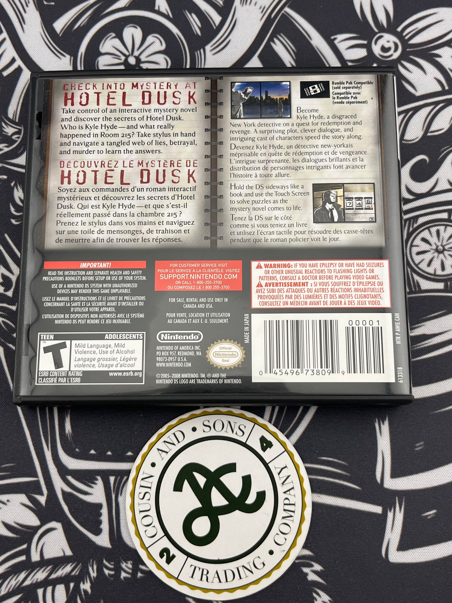 Hotel Dusk Room 215 DS CIB