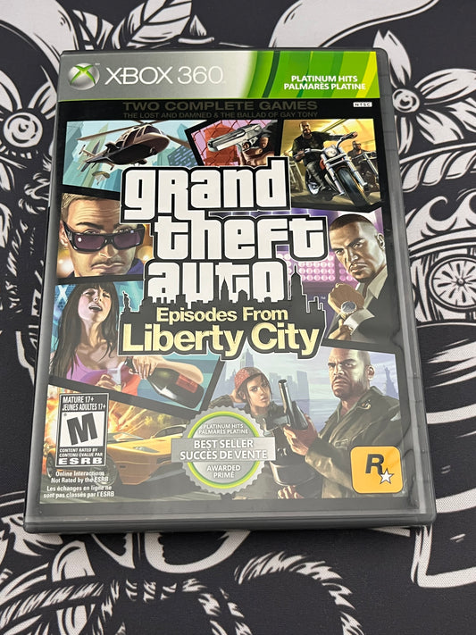 Grand Theft Auto Episodes from Liberty City Xbox 360 CIB Map