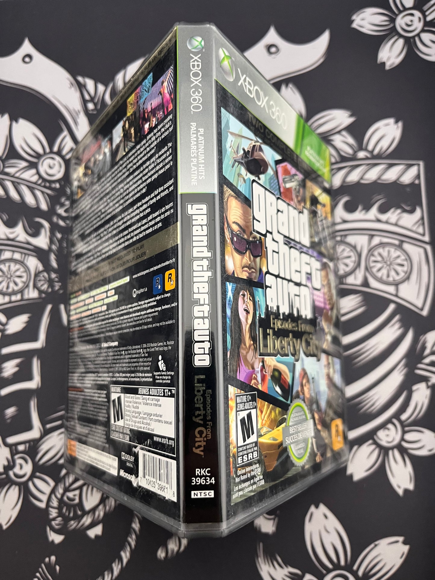 Grand Theft Auto Episodes from Liberty City Xbox 360 CIB Map