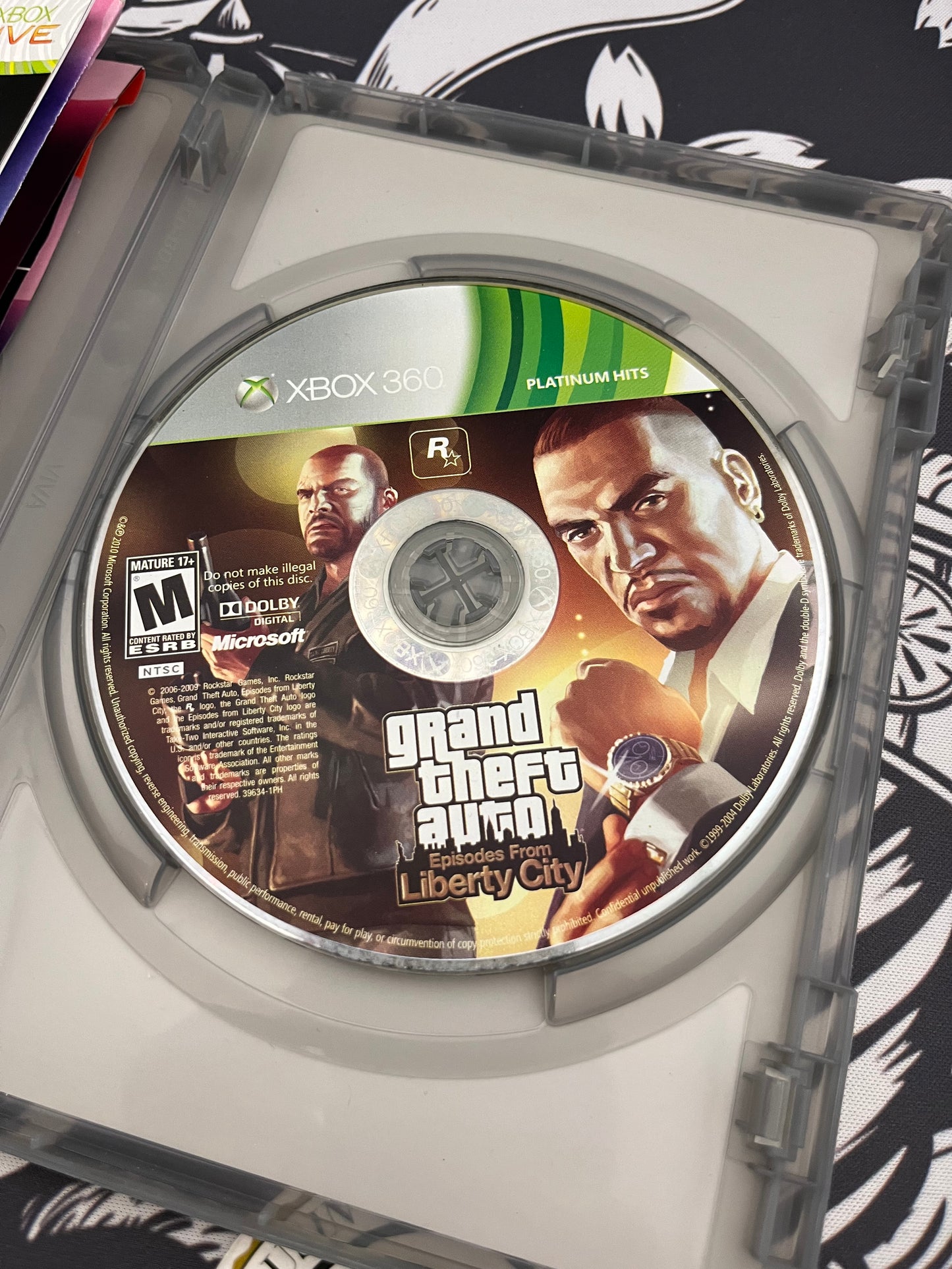 Grand Theft Auto Episodes from Liberty City Xbox 360 CIB Map